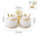 Ceramic Sugar Pot and Salt Shaker Set