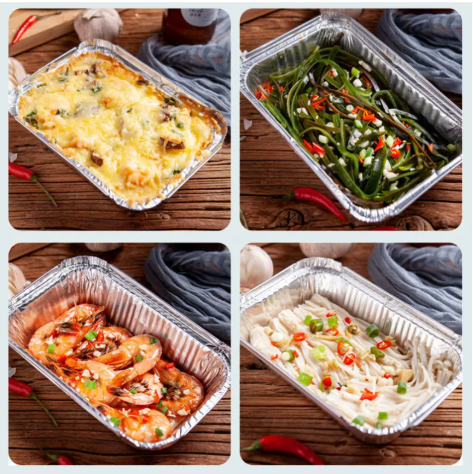 Aluminum Foil Containers with Optional Lids, 430 ml, 20 pc