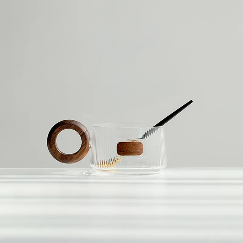 Borosilicate Glass Coffee Cup — Set Options