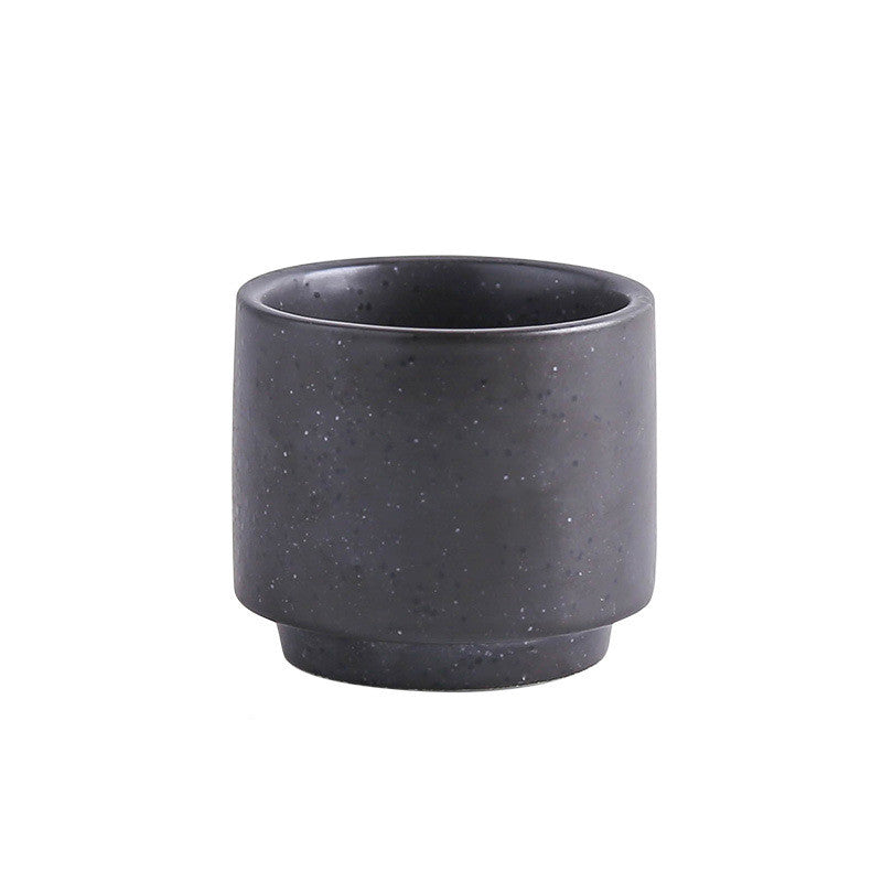Ceramic Tea Cup — Glazed Color Options