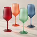 Frosted Four wine glass set — complete set