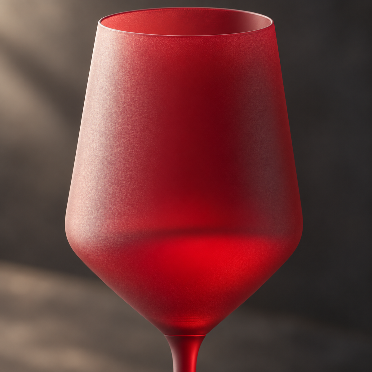 Frosted Four wine glass set — detail