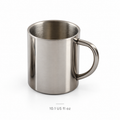 One 300 ml stainless-steel cup, approximately 10.1 US fl oz; this image identifies the middle capacity option.