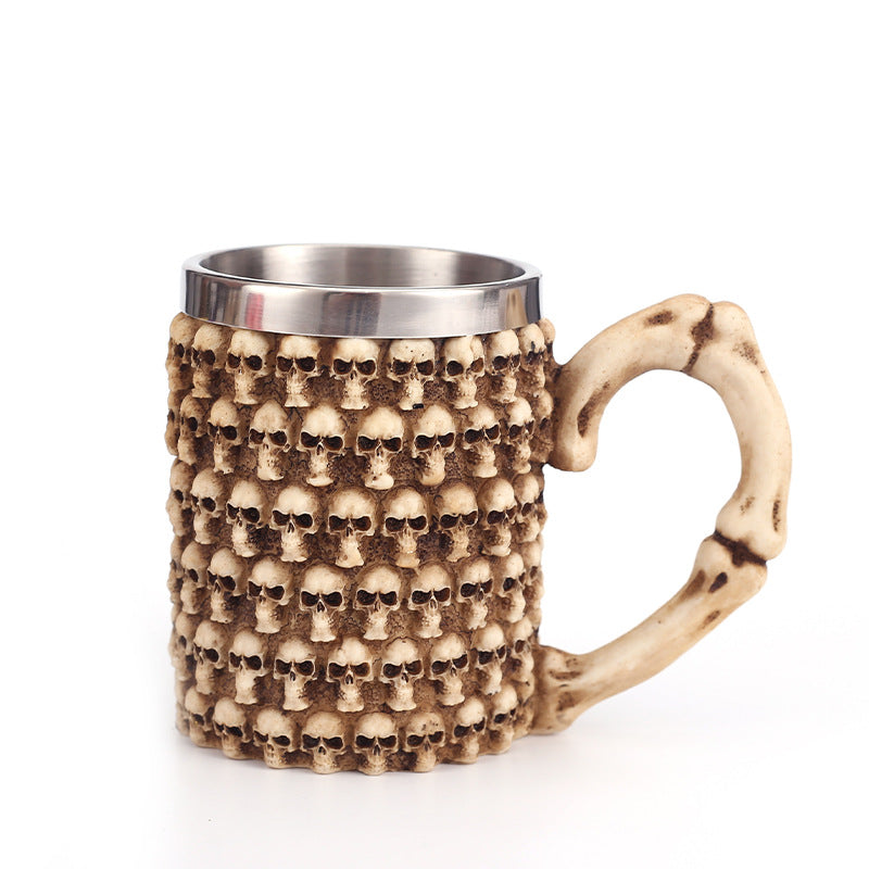 3D Skull Mug — Decorative Design Options