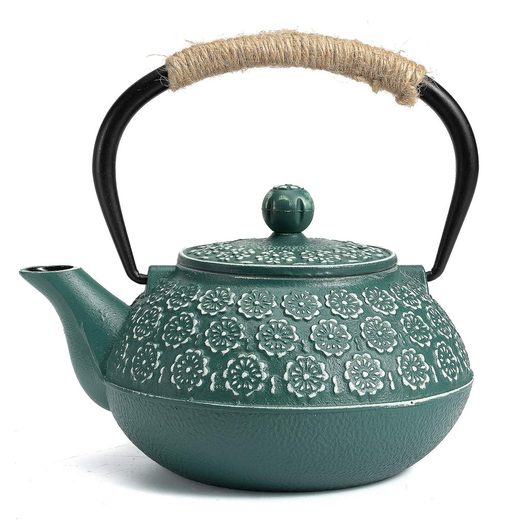 Cast Iron Tetsubin Teapot with Infuser, 900 ml, Dark Green