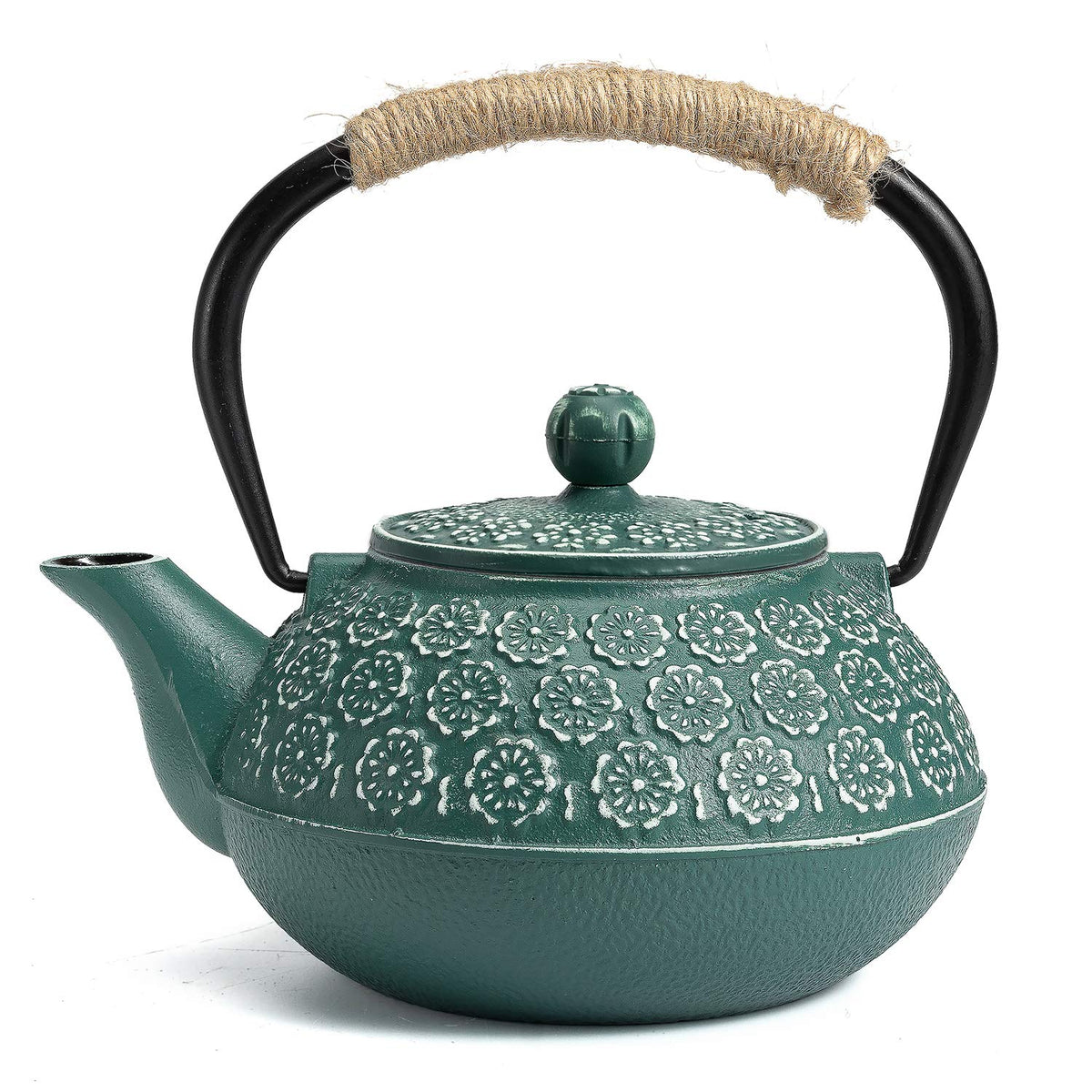 Cast Iron Tetsubin Teapot with Infuser, 900 ml, Dark Green