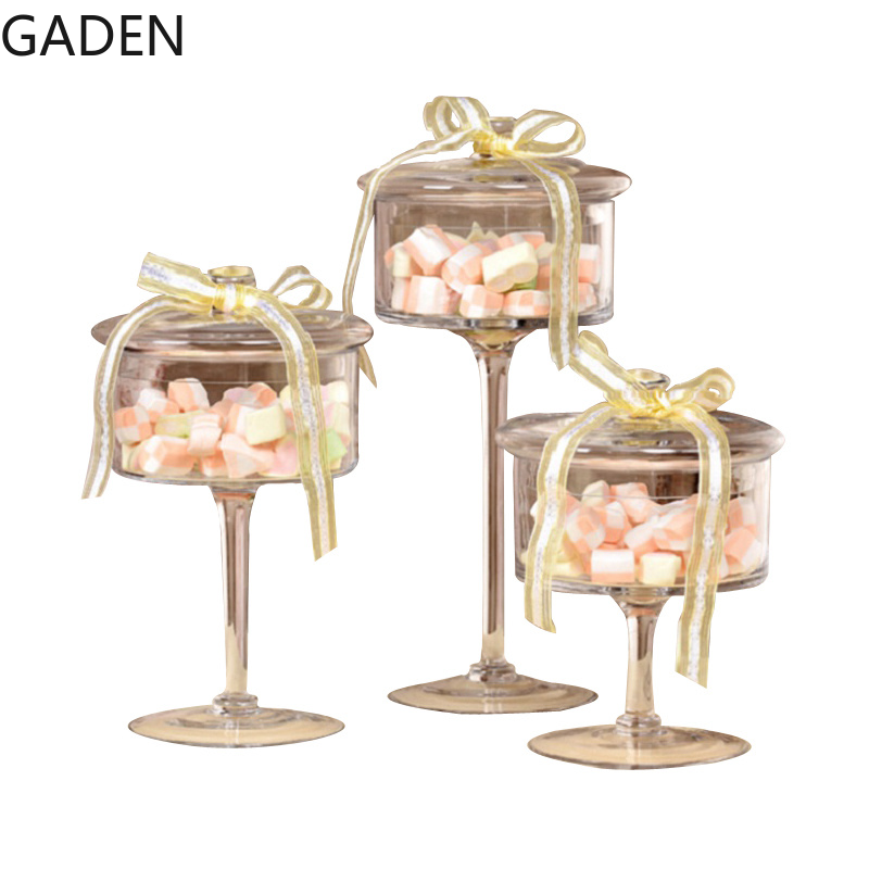 Tall Glass Storage Jar with Lid
