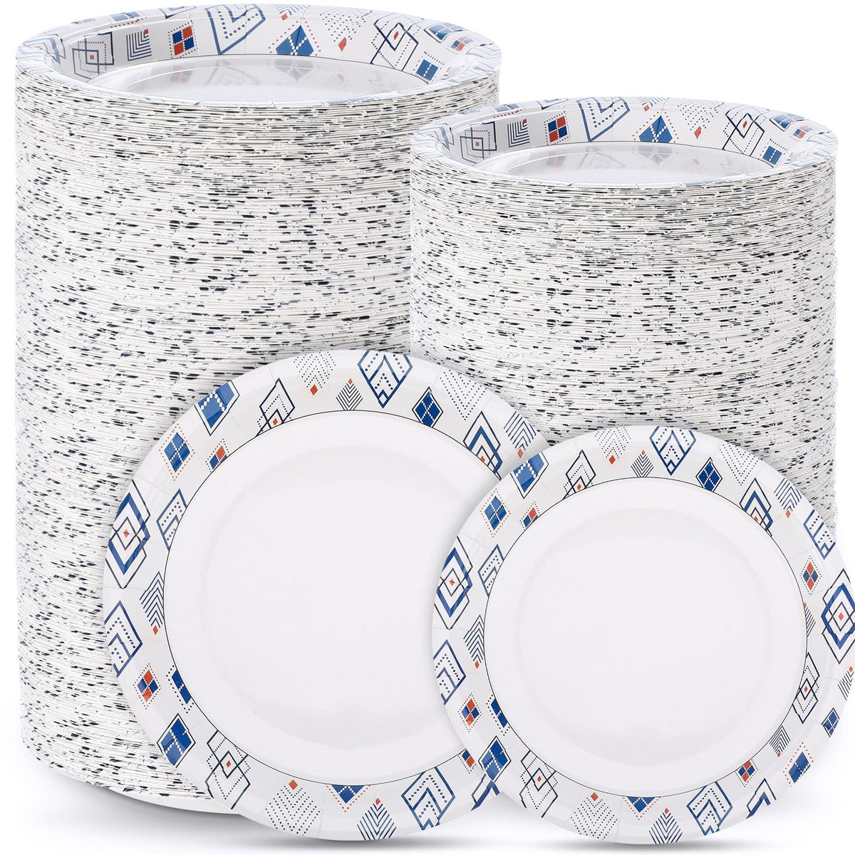 Heavy Duty Paper Plates, 9 in and 7 in, 300 pc