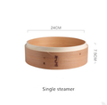 Hand-Woven Bamboo Steamer, 24 cm, Single Layer