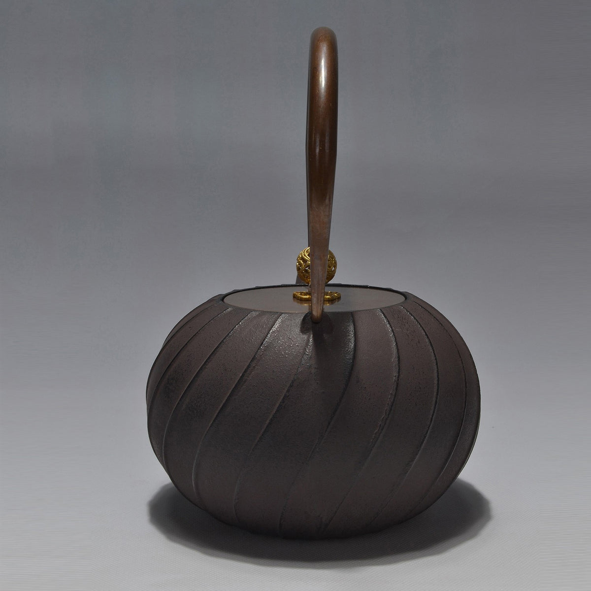 Patterned Cast Iron Teapot