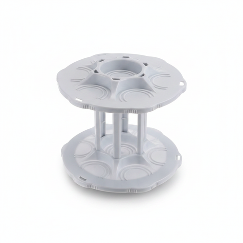 Snagly 360-degree rotating 2-tier can organizer carousel turntable on white background