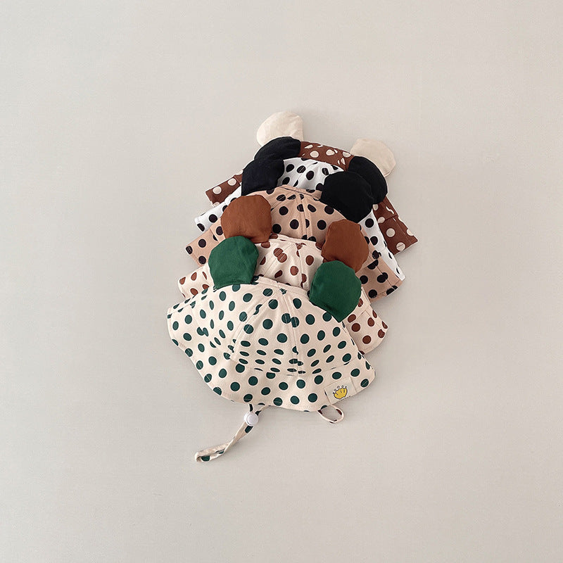 Dot Cotton Baby Sun Hat