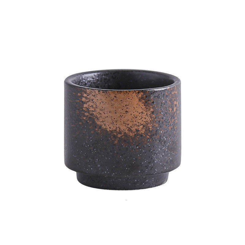 Ceramic Tea Cup — Glazed Color Options
