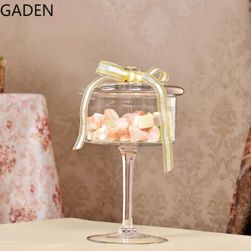 Tall Glass Storage Jar with Lid