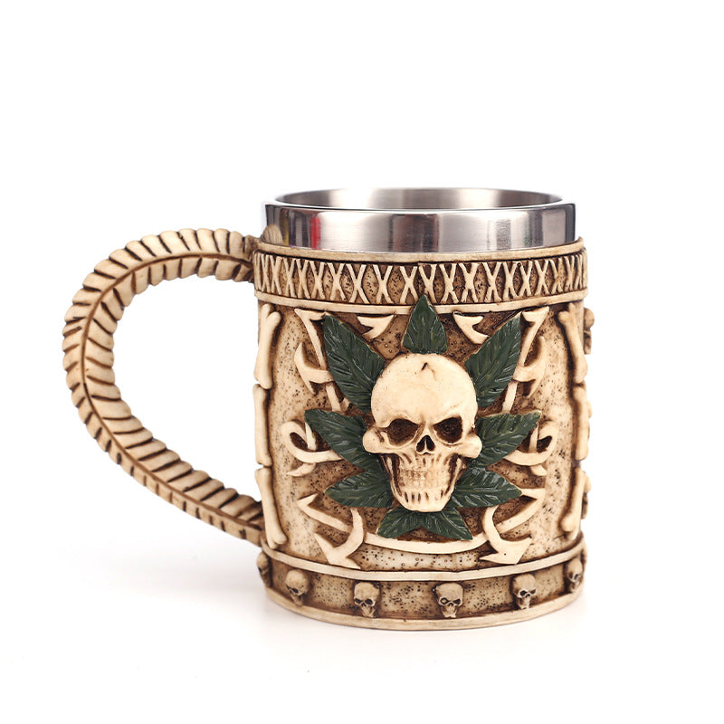 3D Skull Mug — Decorative Design Options