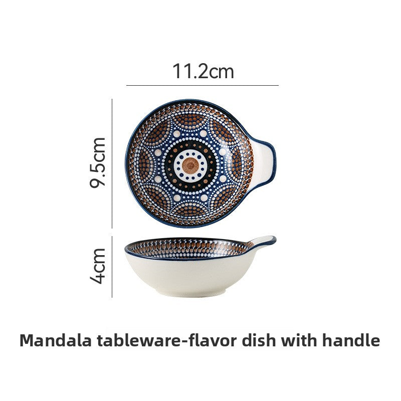 Bohemian Floral Ceramic Tableware Set — view 6
