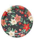 Winter Floral Christmas Paper Dessert Plates, 7 in, 36 ct — view 2