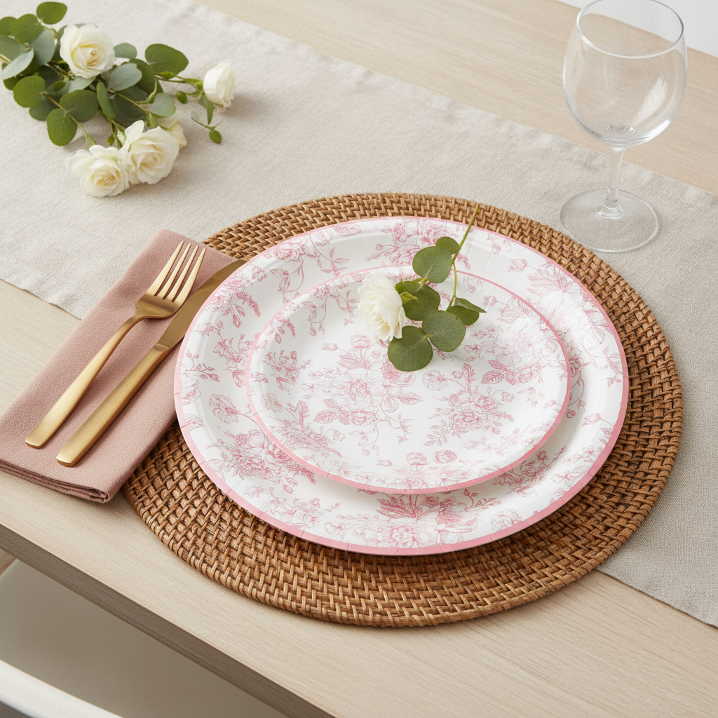 Pink Floral Party Bundle