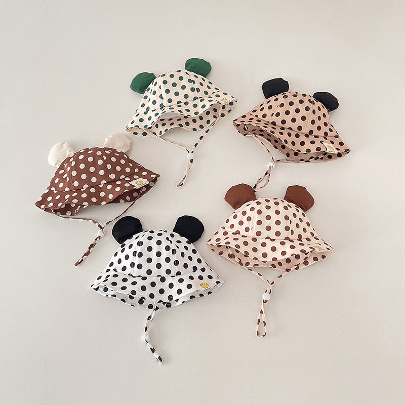 Dot Cotton Baby Sun Hat