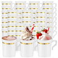 Disposable Coffee Mugs with Handles, 8 oz, 48 ct — view 2