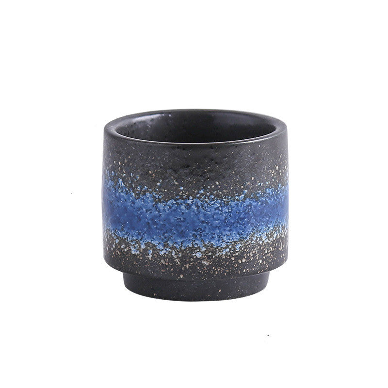 Ceramic Tea Cup — Glazed Color Options