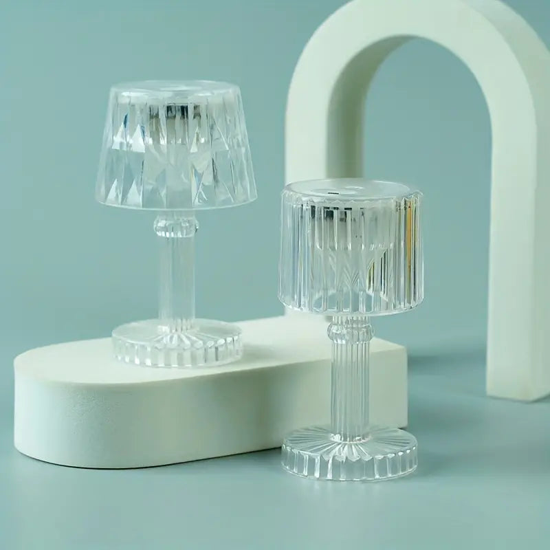 Cordless Night Light with Cylindrical Shade