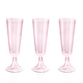 Pink Plastic Champagne Flutes, 60 ct — view 2