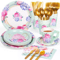 Tea Party Tableware Set for 16, 128 pc