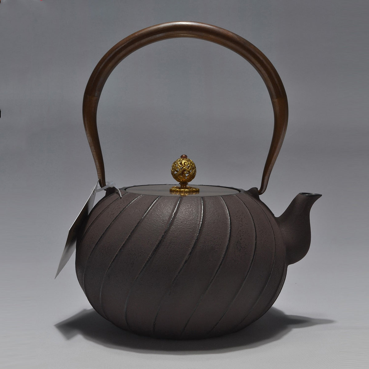 Patterned Cast Iron Teapot