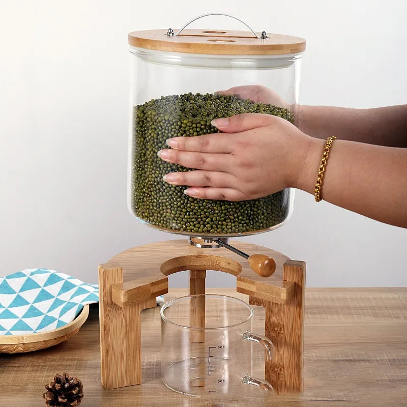 Glass Dry-Food Storage Container — Size Options