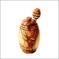Olive Wood Honey Pot with Dipper, 6 oz