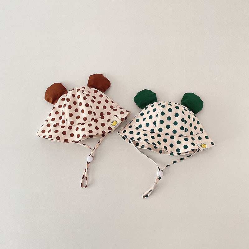 Dot Cotton Baby Sun Hat