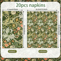 Sage Vine Paper Guest Napkins, 40 Count (2 Packs of 20)