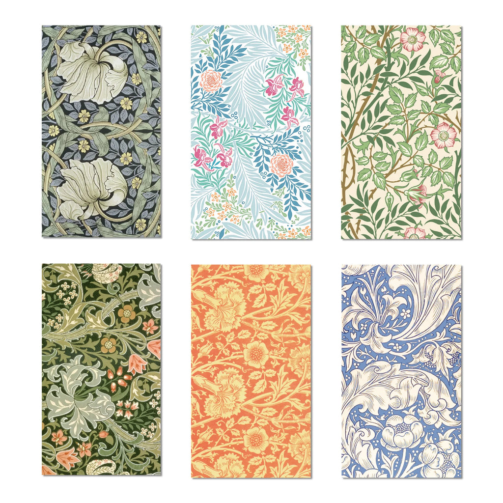 Dark Green Floral Paper Guest Napkins, 40 Count (2 Packs of 20)