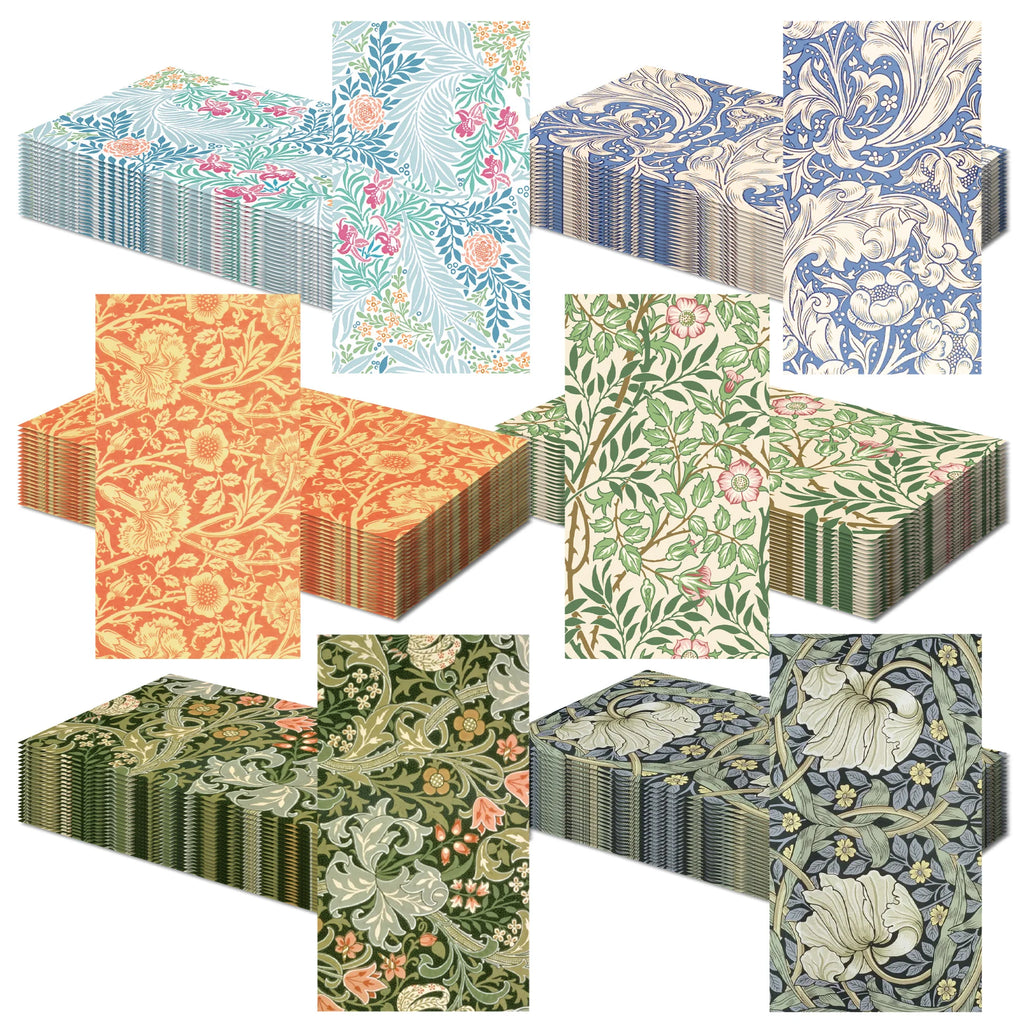 Navy Botanical Paper Guest Napkins, 40 Count (2 Packs of 20)