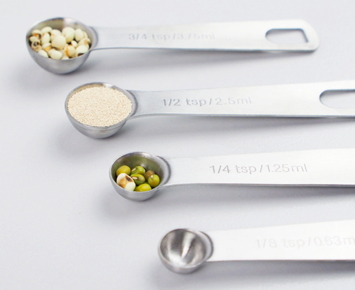 Stainless Steel Measuring Spoons and Cups Set, 20 pc
