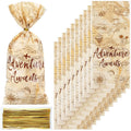 Adventure Awaits Treat Bags with Ties, 100-Pack