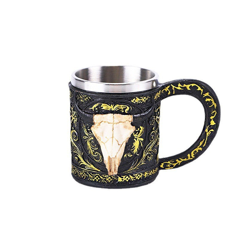 3D Skull Mug — Decorative Design Options
