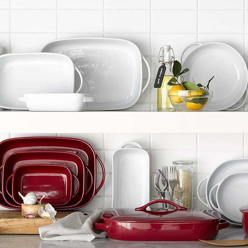 Ceramic Double-Handled Baking Dish