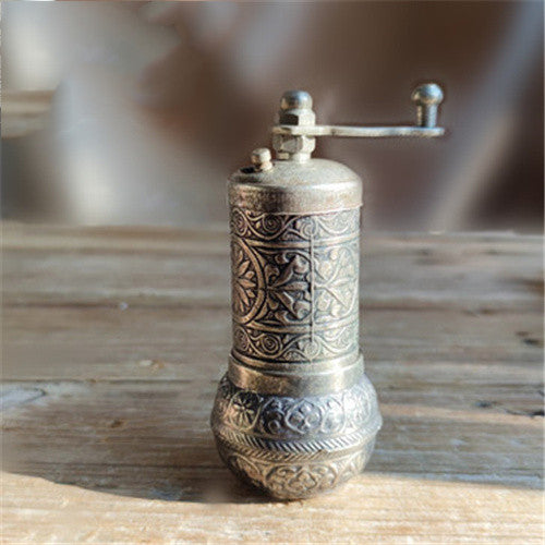 Copper Alloy Handheld Crank Spice Mill