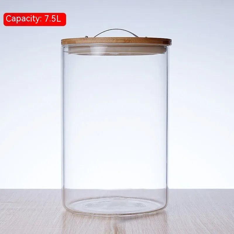 Glass Dry-Food Storage Container — Size Options