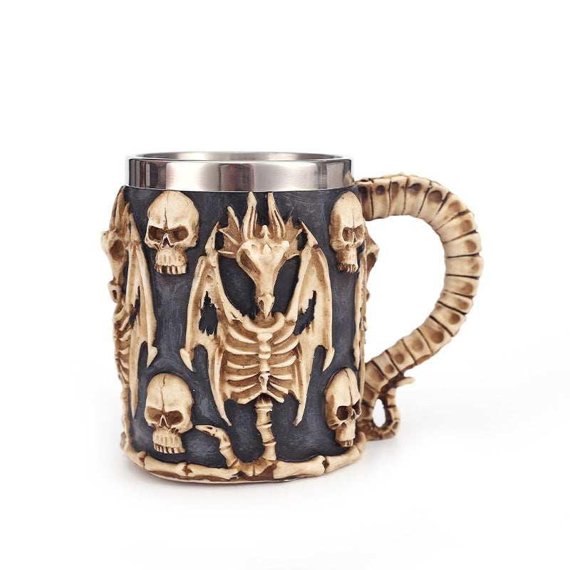 3D Skull Mug — Decorative Design Options