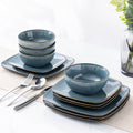 OceanScape Ceramic Dinner Set, 12-Piece