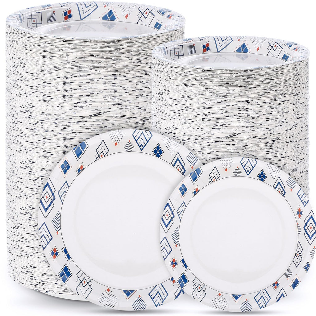 Heavy Duty Paper Plates, 9 in and 7 in, 300 pc