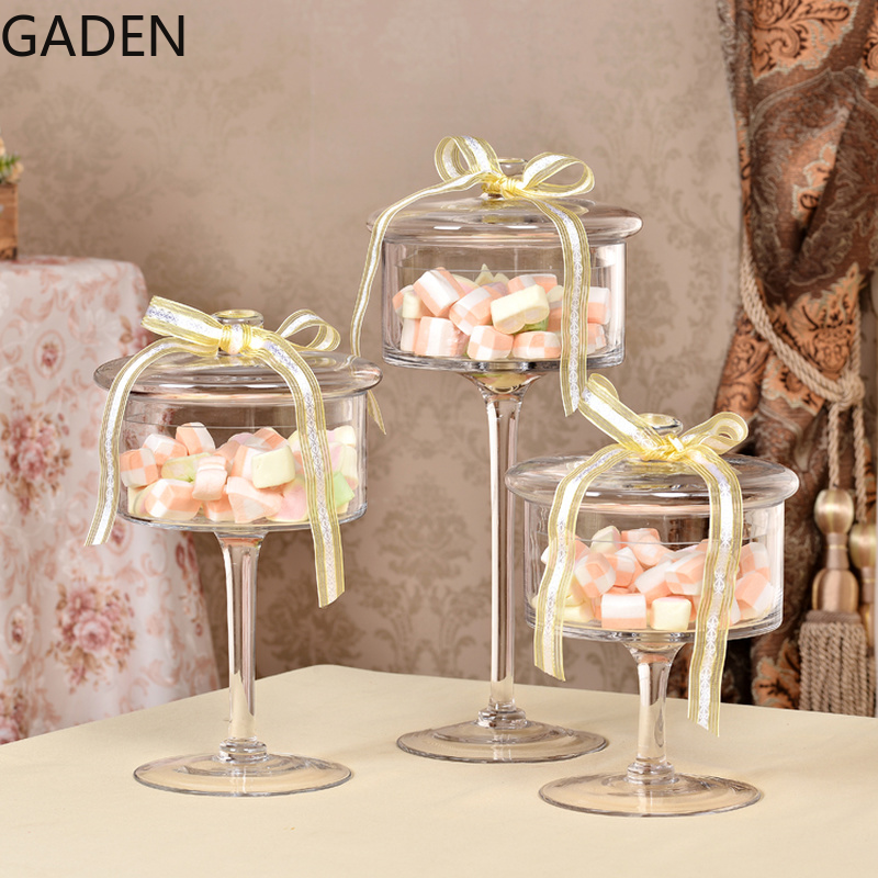 Tall Glass Storage Jar with Lid