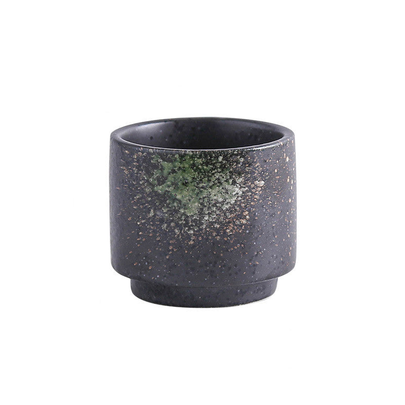 Ceramic Tea Cup — Glazed Color Options