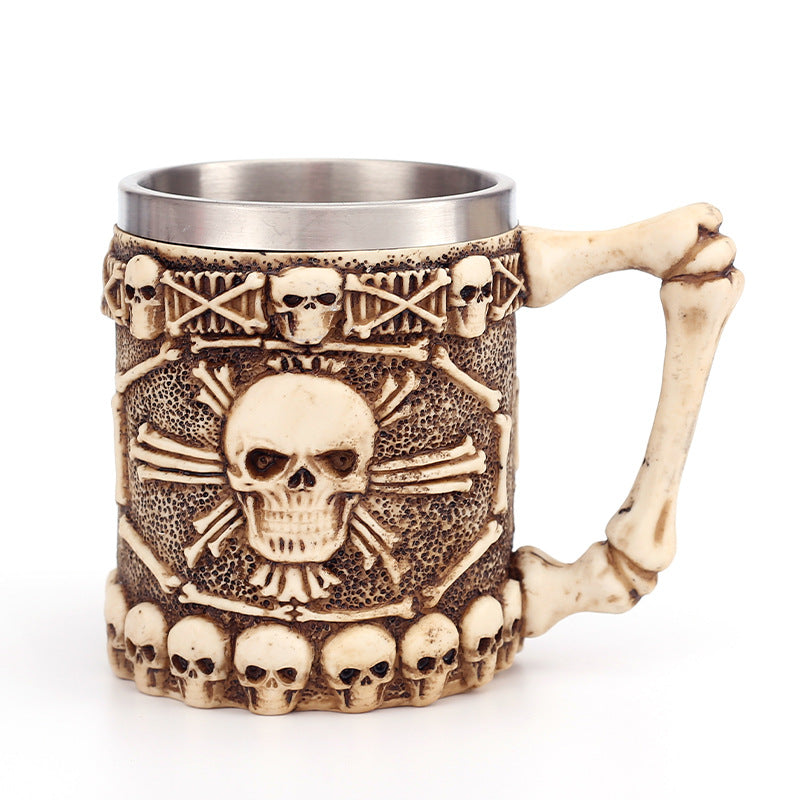 3D Skull Mug — Decorative Design Options