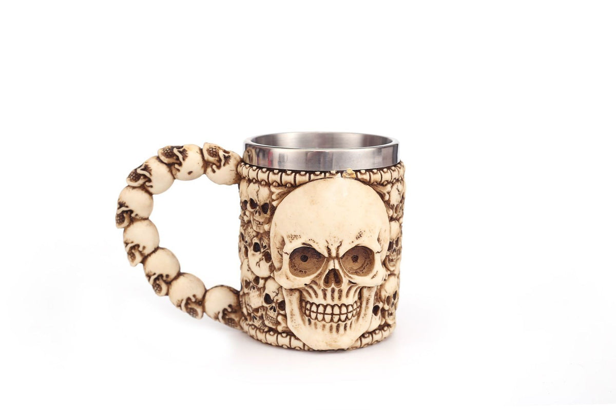 3D Skull Mug — Decorative Design Options