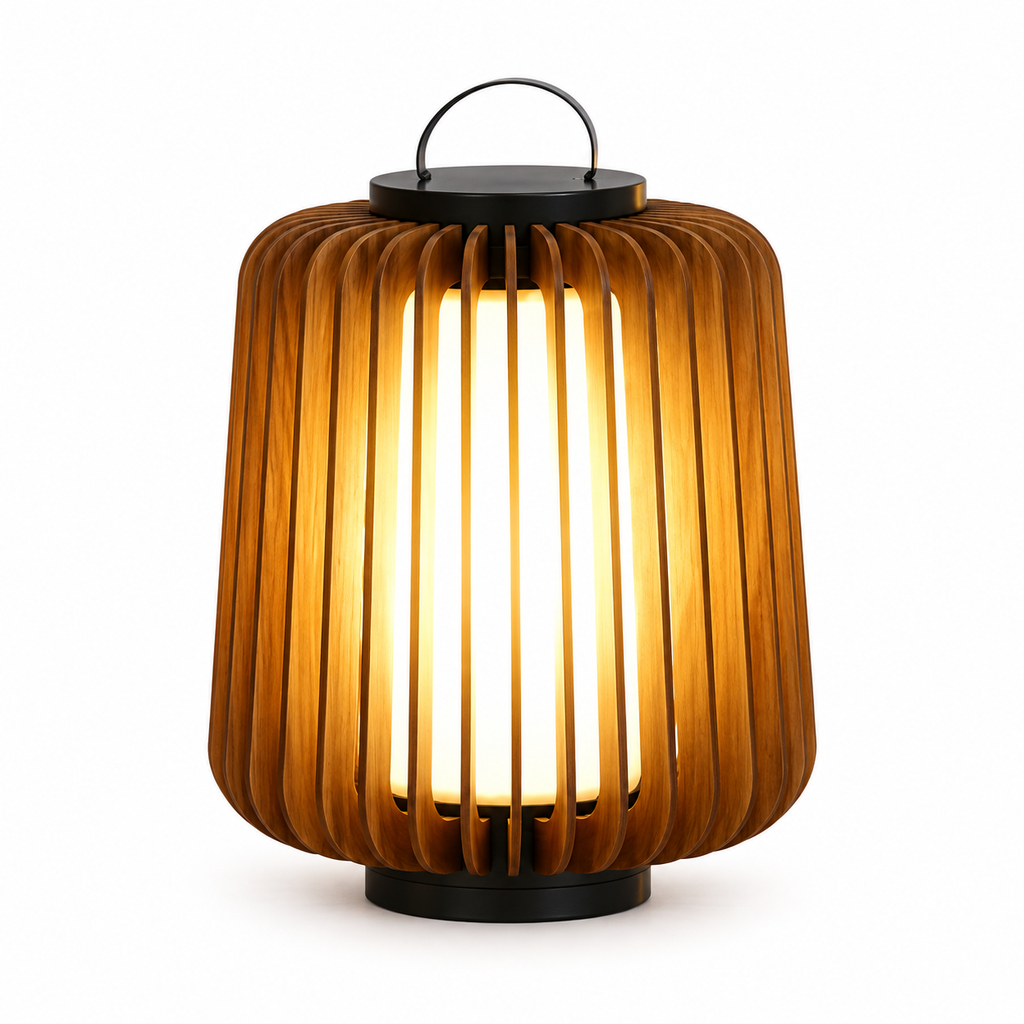 Compact garden lantern shown on white background