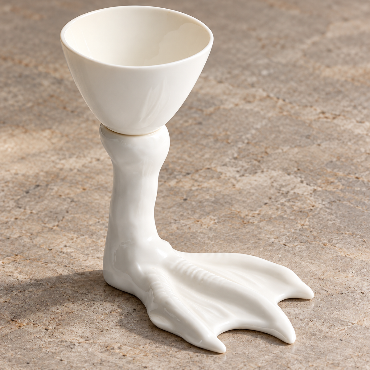 Goose Foot Ceramic Dish ? Shallow or Deep Bowl — ceramic shape and glaze detail
